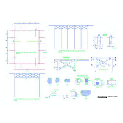 Estructura metalica teatrin
