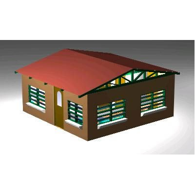 Cabaña 3d