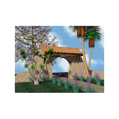 Porton de Acceso con Encanto Natural