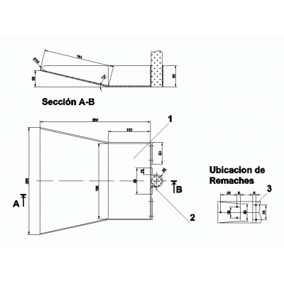 Recogedor metalico