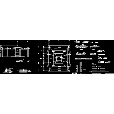 Proyecto kiosco con estructura de acero