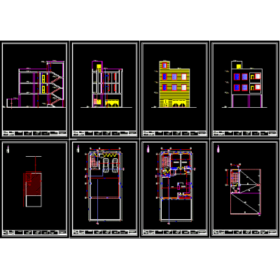 Planos de arquitectura de vivienda