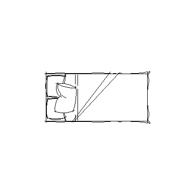 Cama simple de 90 cm.