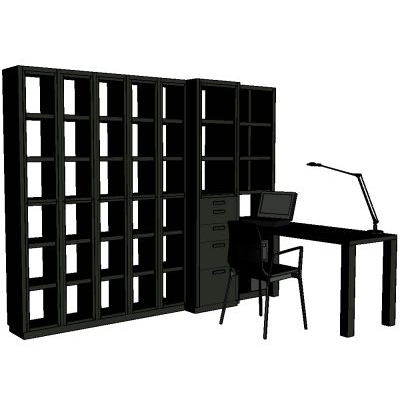 Library - 3d desktop