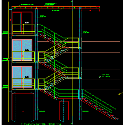 Escalera metalica