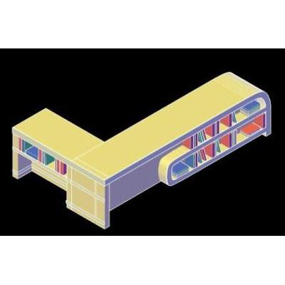 Escritorio - mostrador 3d