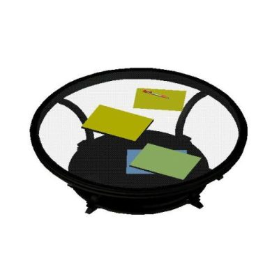 Modern Circular Glass Table