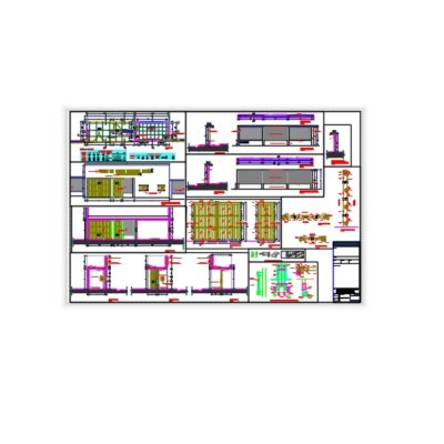 Colegio secundario; detalles constructivos