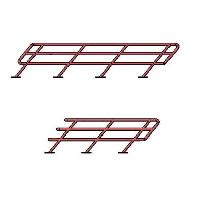 Escalera pasamanos 3d