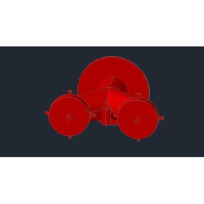Valvula siamesa 3d