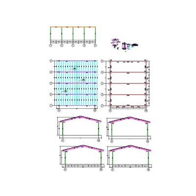 Galpon para Usos Multiples en Estructura Metalica