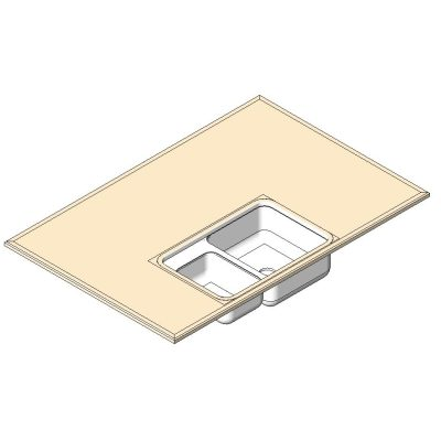 Isla de Cocina con Fregadero Integrado