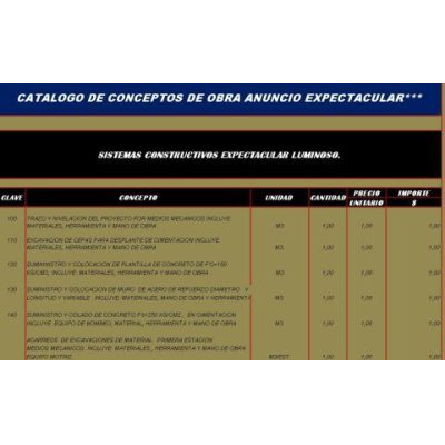 Catalogo de construccion de estacion de servicio de gas y electrico