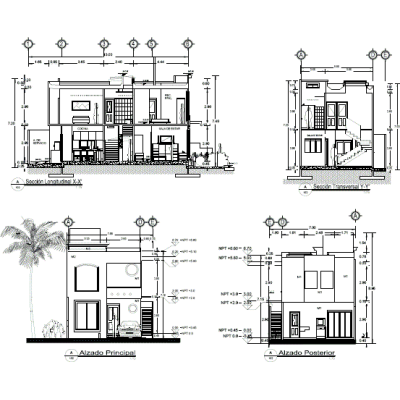 Vivienda de interes social 7x16 pdf
