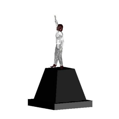 Base para estatua en 3d