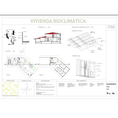 Vivienda Unifamiliar Climatica