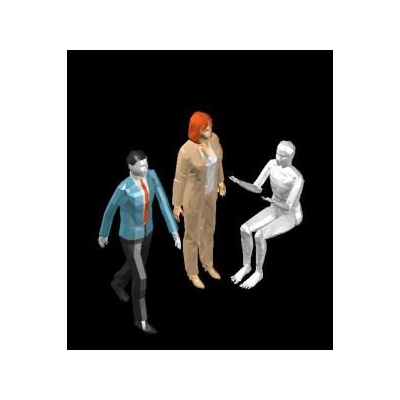 Personas en 3d