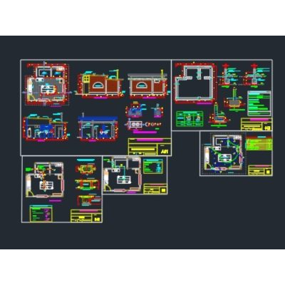 Planos completos de cocina industrial