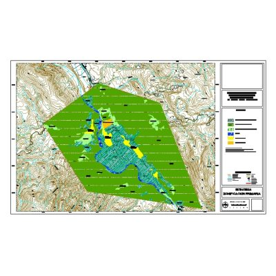 Mapeo Urbano de Conca: Zonificacion y Topografia