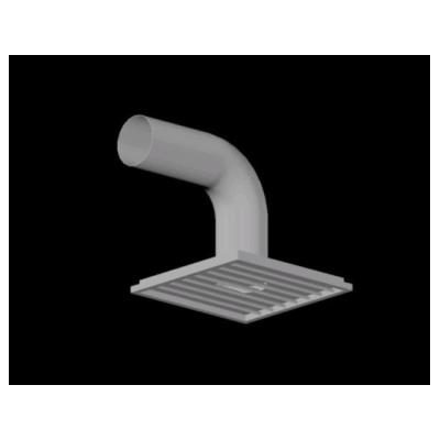 Rejilla 60x60cm cuello 8in dia3d