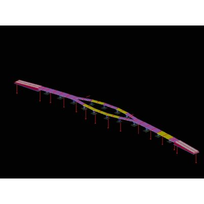 Puente vehicular by pass doble vial