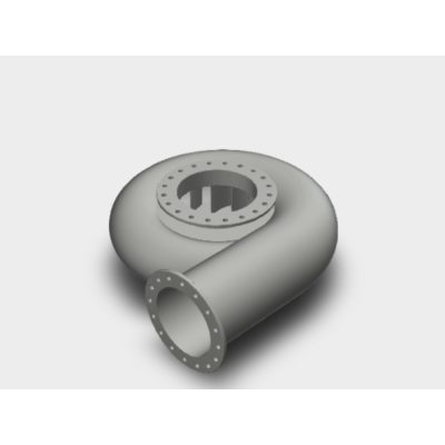 Turbina francis industrial de proyecto