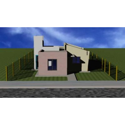 Vivienda unifamiliar 3d