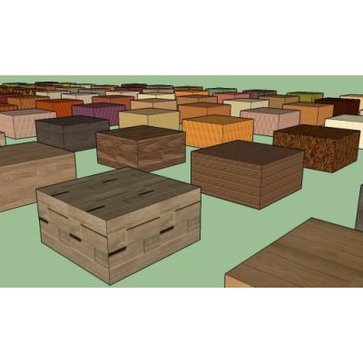 Modelos SketchUp gratis en formato .SKP organizados por categoría 8 Envases de madera