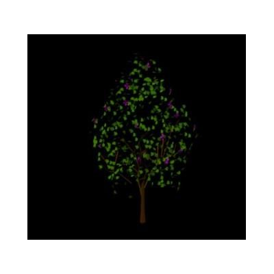 Leafy 3D tree
