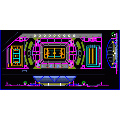 Coliseo - piscina - losa deportiva