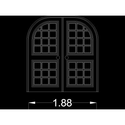 Puerta doble