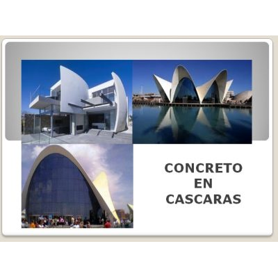 Concreto en cascaras