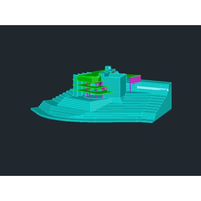 Casa para un artista en 3 dimensiones