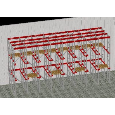 Estructura tipo drive - in 3d