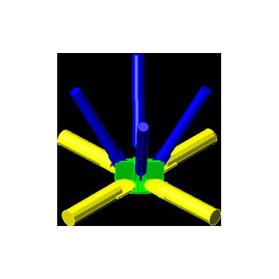 Nudo tipico malla 3d
