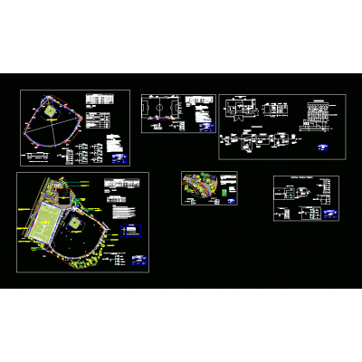 Planos electricos unidad deportiva