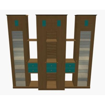Elegante Armario Madera Clasica