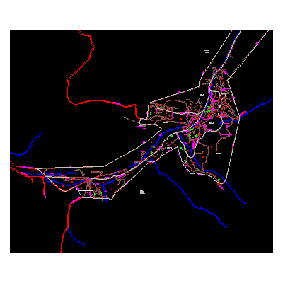 Mapa Urbano de Angangueo