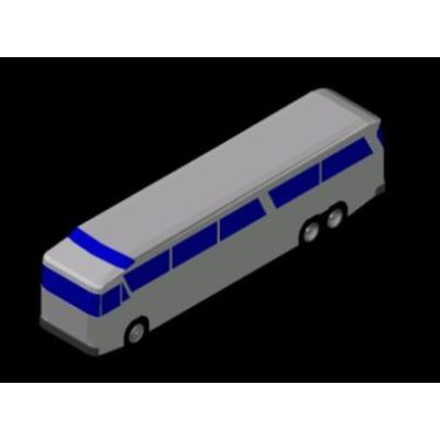 Bus urbano en 3d