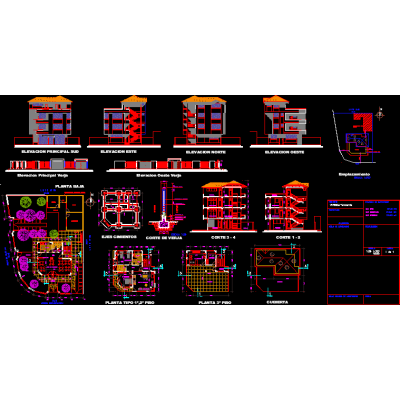 Residential building - restaurant