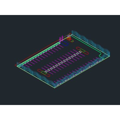 Parking for automobiles in a project
