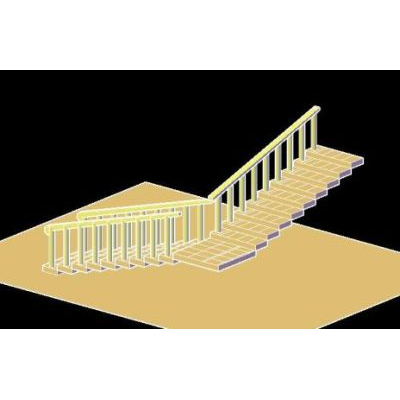 Escalera 3d