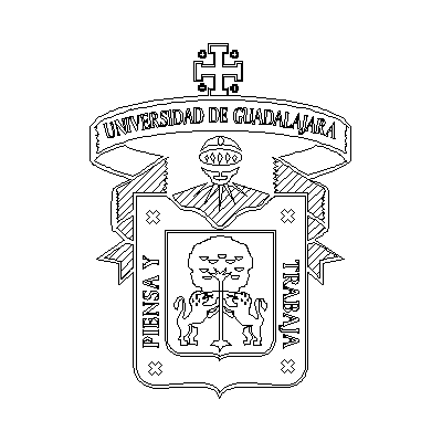 Logo de la universidad de guadalajara; jalisco mexico