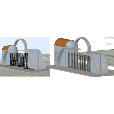 Porton  ingreso  3d