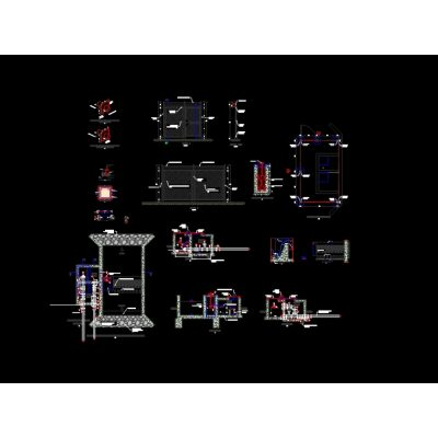 Plano hidraulico de bocatoma - s.a.p.