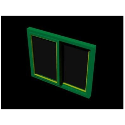 Ventana de 100 cm por 120 cm - autocad