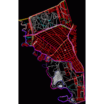 Mapa de la localidad de tunjuelito - bogota