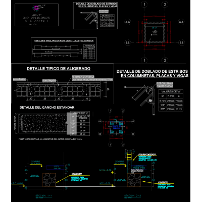 Plano Estructural de Cuarto de Tableros Eléctricos