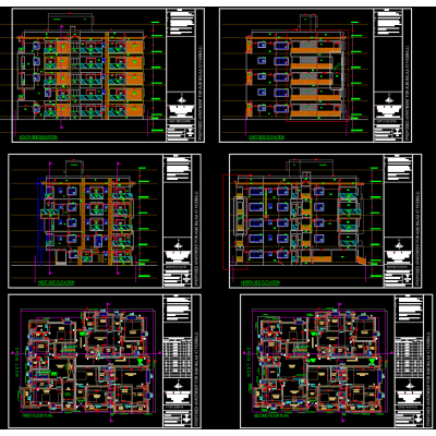 Plano Arquitectónico de Edificio de Departamentos