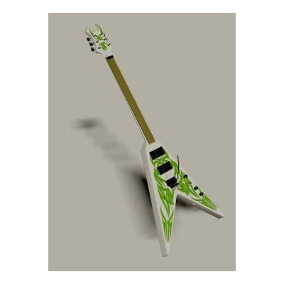 Guitarra white garden